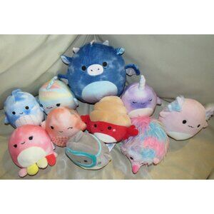 10 Original Squishmallows - No Box Set - New/No Tag 6" & 8" Plush Stuffed Toys